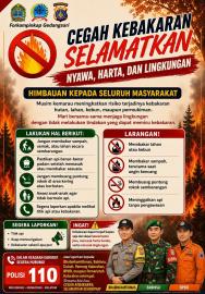 HIMBAUAN KEPADA MASYARAKAT UNTUK WASPADA TERHADAP KEBAKARAN